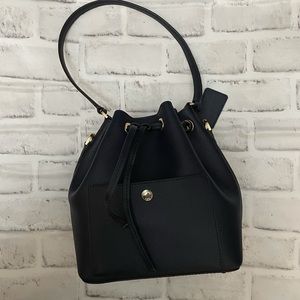 Michael Kors Navy Bucket Bag